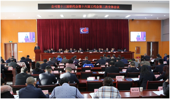 公司隆重召開第十三屆職代會、第十六屆工代會第二次會議